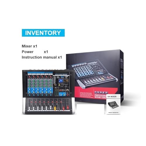 Console de mixage 24 DSP avec carte son intégrée et interface USB 6 canaux