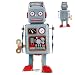 Imagen de Hperu Robot de Juguete de hojalata con Mecanismo de Cuerda