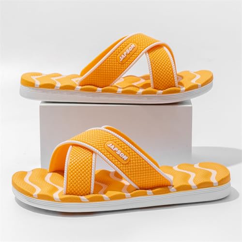Women's Men's Slides EVA Anti-Slip Comfortable Flip-Flops Shower Pool Beach Massage Slippers3