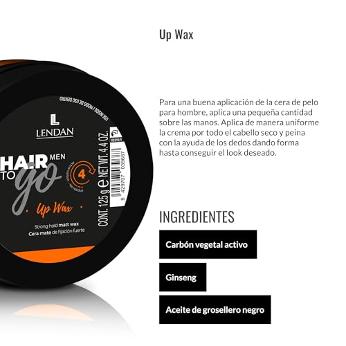 Cera para cabello Lendan Men’s Hair Wax 125 ml miniatura 4