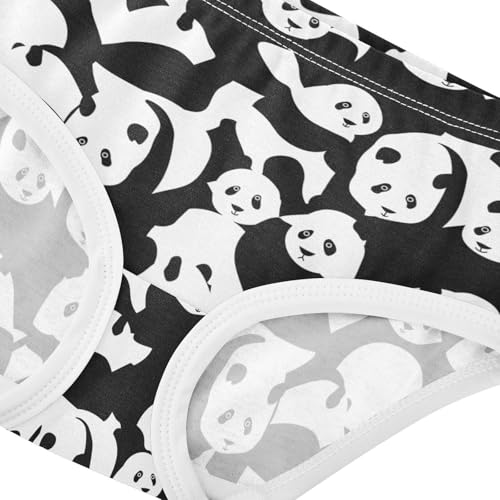Little Girls' Soft Cotton Underwear Kids Breathable Comfort Panda Panties Briefs Toddler4