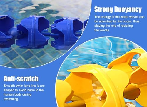 Corde de sécurité pour piscine 6m avec câble acier multifonction