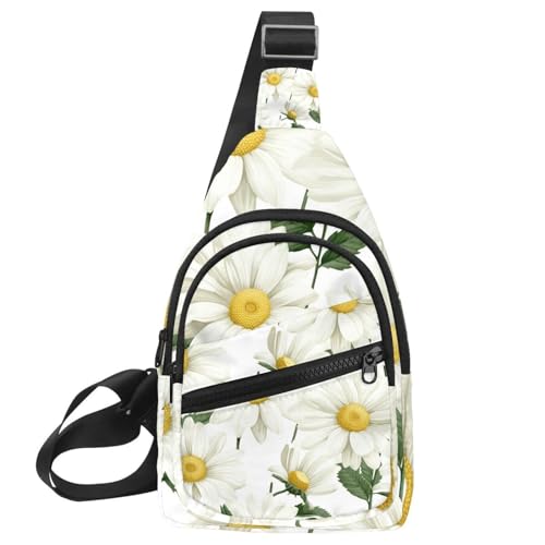 Mochila cruzada Little Green Daisy para hombres y mujeres que buscan comodidad total