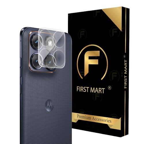 Image of FIRST MART Camera Lens Protector for Motorola Edge 70 Fusion | 9H Tempered Glass, HD Clear, Scratch Resistant, Anti-Fingerprint, Case-Friendly | Crystal Clear, Pack of 1