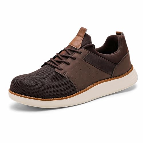 CLOAKA Men's Shoes Steel Toe Shoes for Men Mesh Slip On Work Casual Safety Walking Puncture Proof Sneakers4