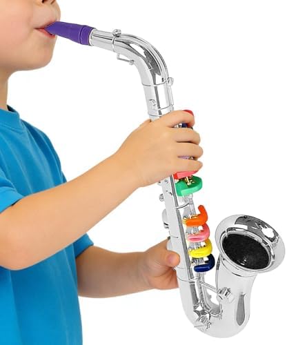 Kids Saxophone Toy | Kids Wind Instrument,Music Toy - for Boys Girls Party Birthday Holiday School Performance Stage Role Playing Talent Show — view 8