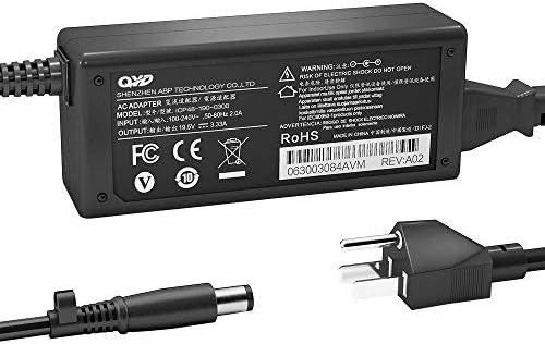 Replacement AC Power Adapter Charger For HP 2000 Laptops - Models 2d11DX, E0K71UA, 2d19WM, E0M17UA