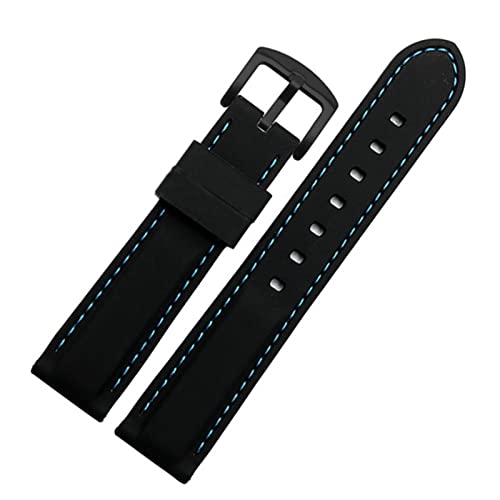 Bracelet de montre étanche en silicone noir pour Huawei GT2