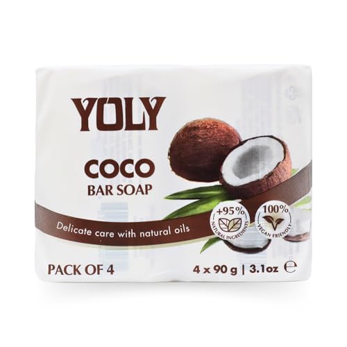 YOLY Coconut Bar Soap (90 g