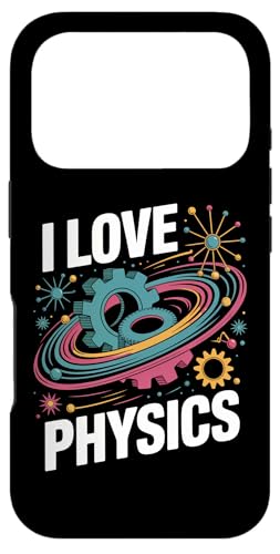 I Love Physics Gears And Atoms���D�� �X�}�z�P�[�X iPhone 17 Pro �p
