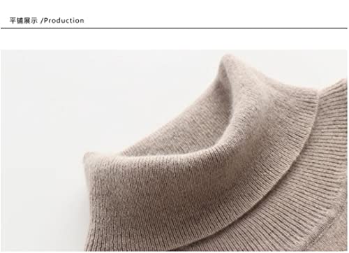 Men Cashmere Turtleneck Sweater Men Fall Winter Turtleneck Long Sleeve Classic Pullover Casual Sweater3