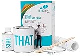 IdeaPaint CREATE Dry Erase Paint, Clear, 100 sq. ft., Easy to Install, Erases Clean, Environmentally Friendly, High Performance Dry Erase Whiteboard Paint
