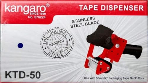 Kangaro Original Heavy Duty - Tape Dispenser - 2 inch / 50 mm with Stainless Steel Blade