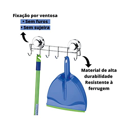 Suporte Multiuso 6 Posicoes Future Cromado