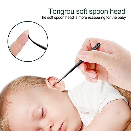 Shower Scrub Innovative Spring Earwax Cleaner Tool Set Earwax Removal Kit, Ear Wax Removal 8-In-1 Ear Pick Tools Reusable Ear Cleaner Facial Skin Care Tools #TOP2