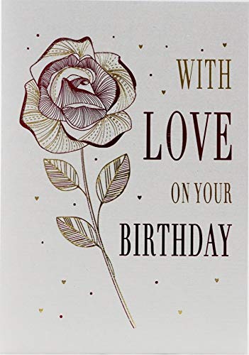 Elegante biglietto d' auguri With Love On Your