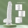Realistischer Dildo Transparent,17 cm kleiner Dildo mit Saugnapf,sexspielzeug für frauen extrem sex #2