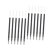 WEKADRIN 12 Stück Teiliges Gel Tintenpatronen Schwarz Nachfüllbar für Stifte Fließende Tinte...