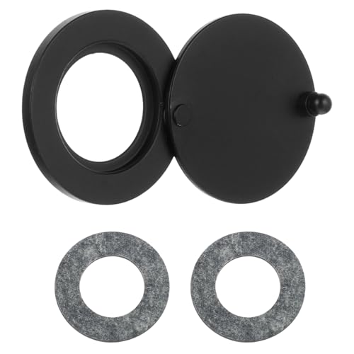 YQQYG Türspion Abdeckung Schwarz Türlochabdeckung mit Selbstklebendem, Türspion Ohne Bohren, Gucklochabdeckung für Hotel, Zuhause, Wohnungstür, Büro