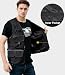 KTWOLEN Herren Anglerweste Sommer Leicht Schnelltrockenweste Funktionsweste Outdoor Fotografie Hundesport Weste Ärmellos Safari Weste mit Viele Taschen, Schwarz, L