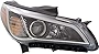 Evan-Fischer Headlight Compatible with HYUNDAI SONATA 2015-2017 RH Passenger Side Assembly Halogen