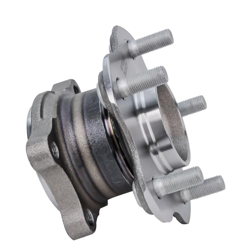 Image of Detroit Axle - FWD Rear Wheel Bearing Hubs for 02-06 Nissan Altima 04-08 Maxima 04-09 Quest, 2004 2005 2006 Wheel Bearing and Hubs Assembly Replacement Pair Hubs
