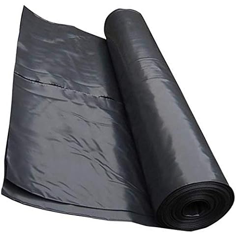 NDC POLIPAK Roll 4m x 15m Black Heavy Duty Polythene 250mu, 1 Man Lift Cover