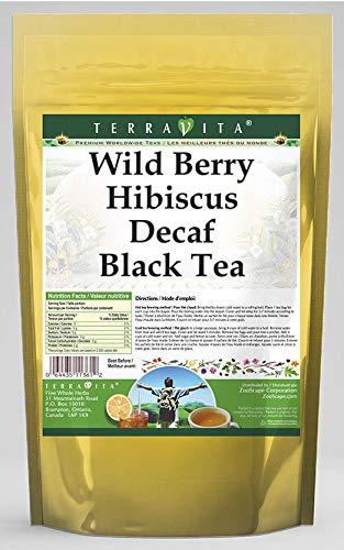 Té negro descafeinado de hibisco de bayas silvestres (25 bolsitas de té, ZIN 540021) disponible en Yaxa Peru