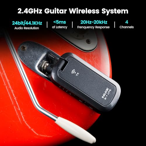 Image of NUX B-1 Lite Guitar Wireless System 2.4GHz Less than 5ms Latency Anti WiFi Interference