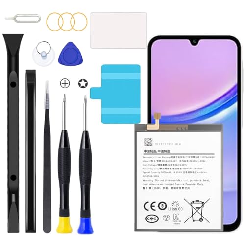 Svenirven Galaxy A15 5G Battery,2026 New Upgraded Battery for Samsung Galaxy A15 5G,SM-A156B SM-A156B/DS SM-A156P SM-A156P/DS SM-A156U1/DS with Full Remove Repair Tool Kit