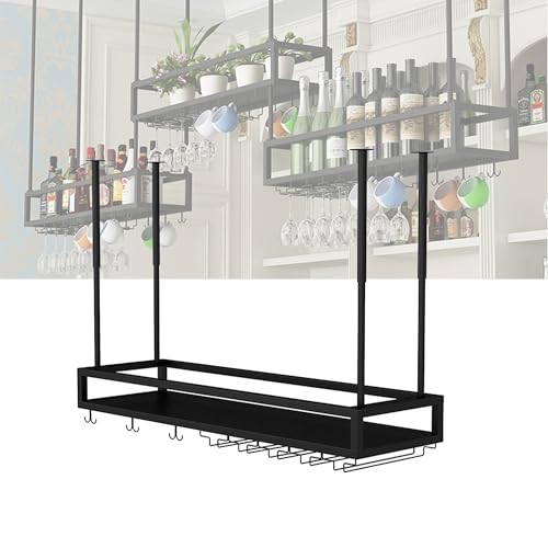 Support en verre et casier à vin compact pour optimiser les petits espaces - 2