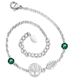 Breloques et cristaux étincelants : de brillantes breloques sont reliées entre elles par une chaîne ajustable.