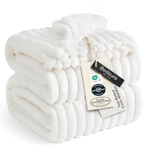 Bedsure GentleSoft Blankets Queen Size for Bed - Cozy...