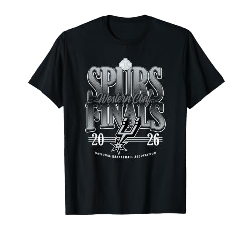NBA 2026 Western Conference Finals Spurs Next Level T-Shirt Men Black Small