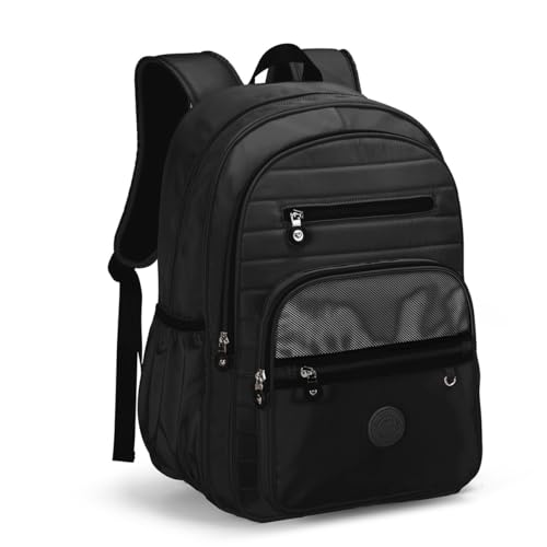Mochila Kika Escolar Feminina Adulta Juvenil Trabalho Costa (Preto)