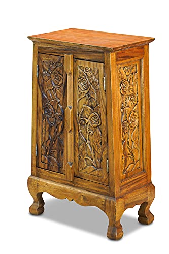 Armario de madera maciza de acacia: 80 cm