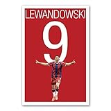 Graphics 17 Bayern Munich Robert Lewandowski Art Poster - Bayern Munich Artwork