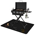 60 x 40 inch Under Grill Mats for Outdoor Grill, Double-Sided Fireproof Deck and Patio Protector Mat, BBQ Mat for Under BBQ, Waterproof Oil-Proof Grill Floor Pads Fire Pit Mat Fireplace Mat