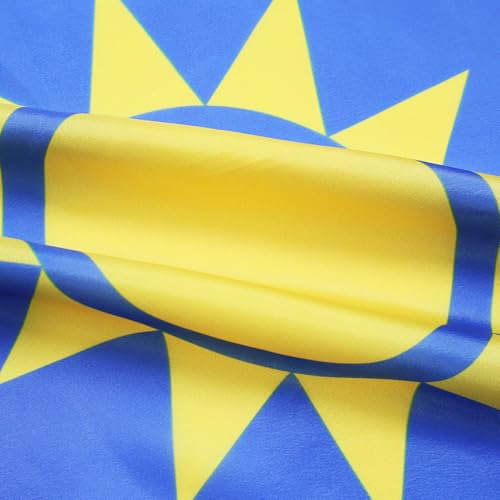 Image of AZ FLAG - Namibia Flag - 3x5 Ft - Light Polyester Namibian Banner with Two Brass Eyelets - Fade Resistant - Vivid Colors - 3' x 5' Feet - 150x90 Cm