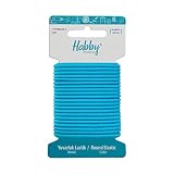 Habby Accessories 5m Gummiband | Elastic Bands | Gummilitze | Gummizug | Gummikordel | Rund | 3mm | Türkis