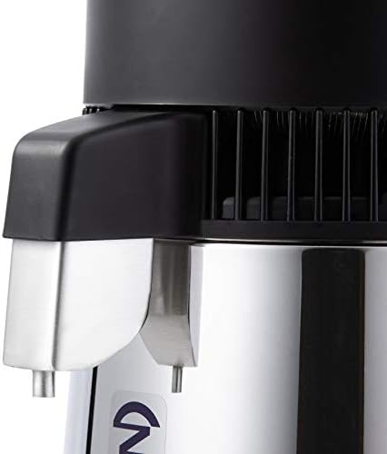 CO-Z Water Distiller, Stainless Steel Distilling Pure Water Machine for Home Countertop Table Desktop, 4L Distilled Water Making Machine, 4 Liter Water Purifier to Make Clean Water for Home,Silver