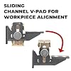 Strong Hand Tools, MagTab 2.0, Adjustable Magnetic Tab Holder, 6 x Replaceable Magnets, Knurled Knob, Slotted Bracket, Adjustable Magnetic V-Pad Base, Magnetic Tack Welding Tool, MET11