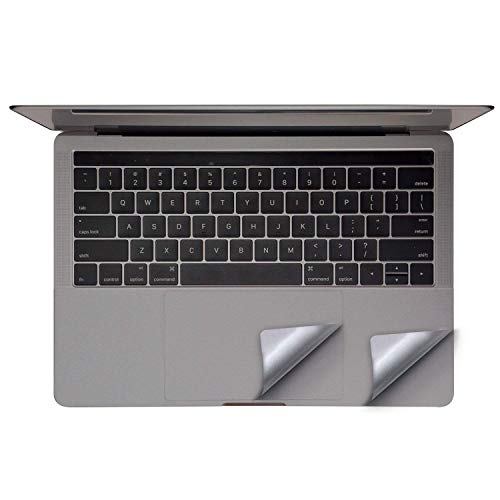 FORITO Palm Rest Cover Skin with Trackpad Protector Compatible with MacBook Pro 13 Inch Model A2159 A1706 A1708 A1989, 2019 2018 2017 or 2016 Released(Space Gray)