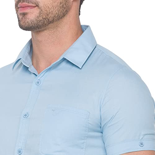 Image of spykar Men's Cotton Slim Casual Shirts