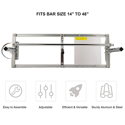 Zelcan Chainsaw Mill, Portable Sawmill 14 Inches To 48 Inches Guide Bar Wood Lumber Cutting Saw Mill, Aluminum Steel Chainsaw Plank Milling Machine For Builders And Woodworkers #TOP5