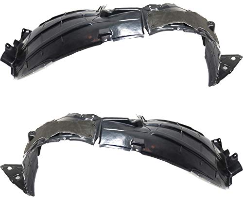 GO-PARTS - Pair/Set - for 2013-2014 Nissan Pathfinder Front Fender Inner Panel (Left & Right/Driver & Passenger Side) Replacement NI1248160 NI1249160 63841-3JA0A 63840-3JA0A