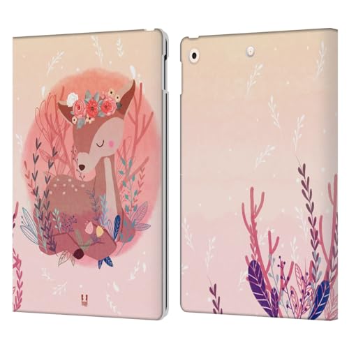 Étui en cuir iPad 10.2 Head Case Designs finition haut de gamme cerf sauvage
