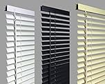 New 90cm WHITE Pvc Venetian Blinds, AVAILABLE IN 10 SIZES AND 3 COLOURS .. Original "umlout ©" branded