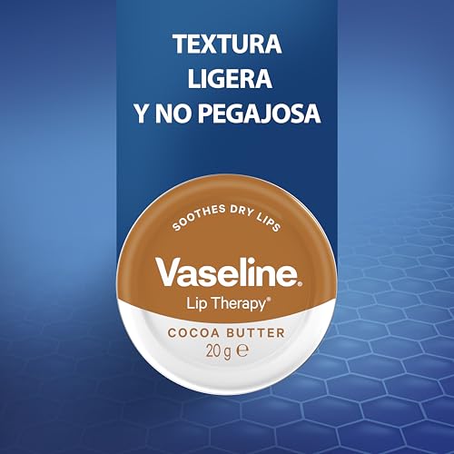 Miniatura 5 de Vaseline Bálsamo Labial Cocoa con Manteca de cacao Hidratación y Cuidado para tus labios 20 g x12