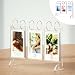 WINKINE Instax Mini Photo Album 2x3, 52 Pockets Acrylic Desk Calendar Style Photo Album for Fujifilm Instax Mini 7s 8 8+ 9 25 26 50s 70 90 Film, Polaroid Z2300, Ticket Holder, Name Card (Clear)
